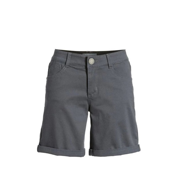 Wit & Wisdom Pants - Ab'Solution Stretch Twill Shorts in Shadow